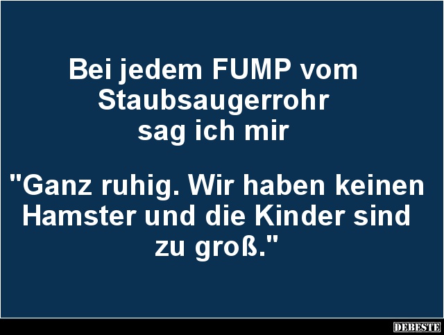 Bei jedem FUMP vom Staubsaugerrohr.. - Lustige Bilder | DEBESTE.de