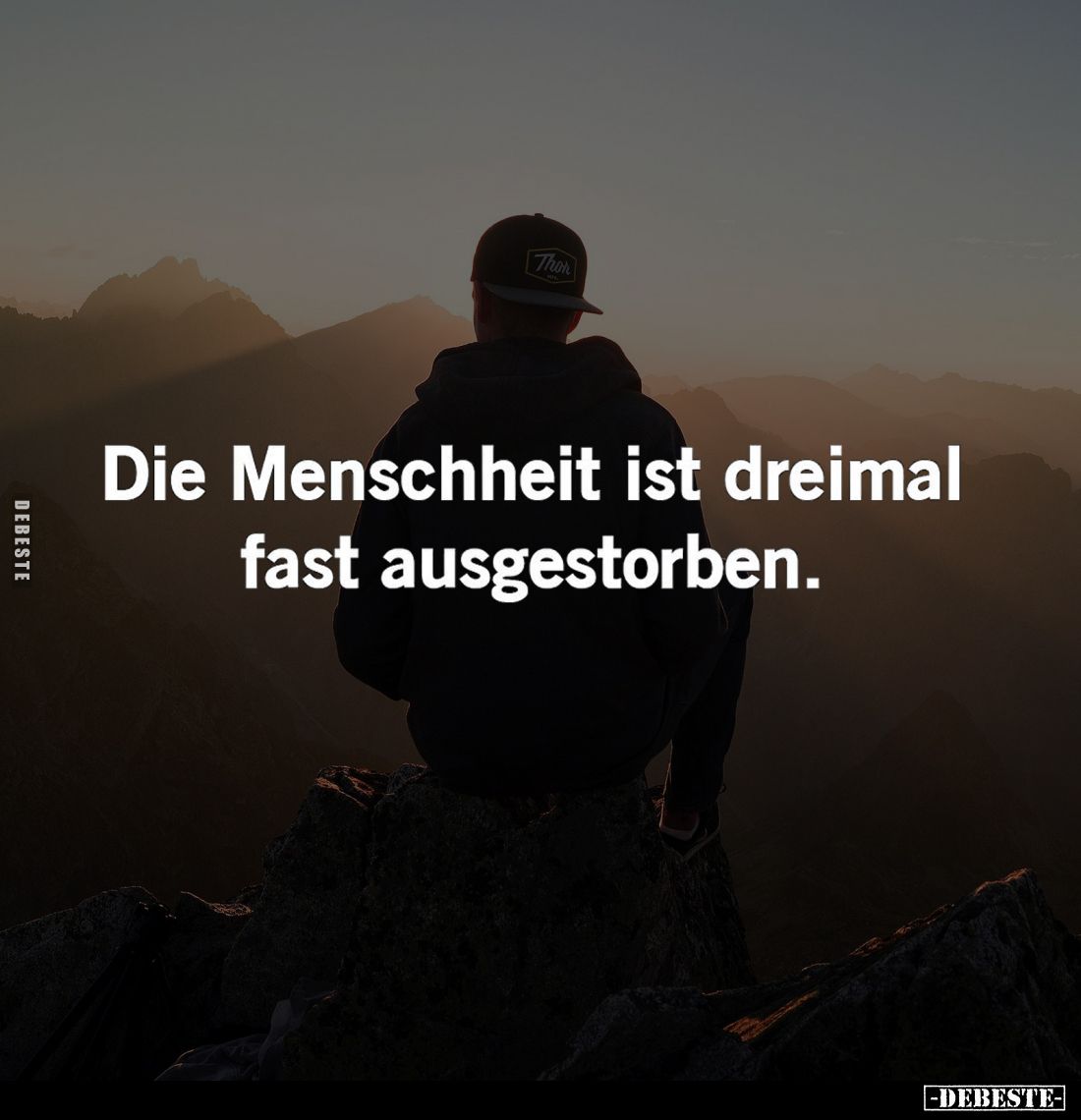 Die Menschheit ist dreimal fast ausgestorben.