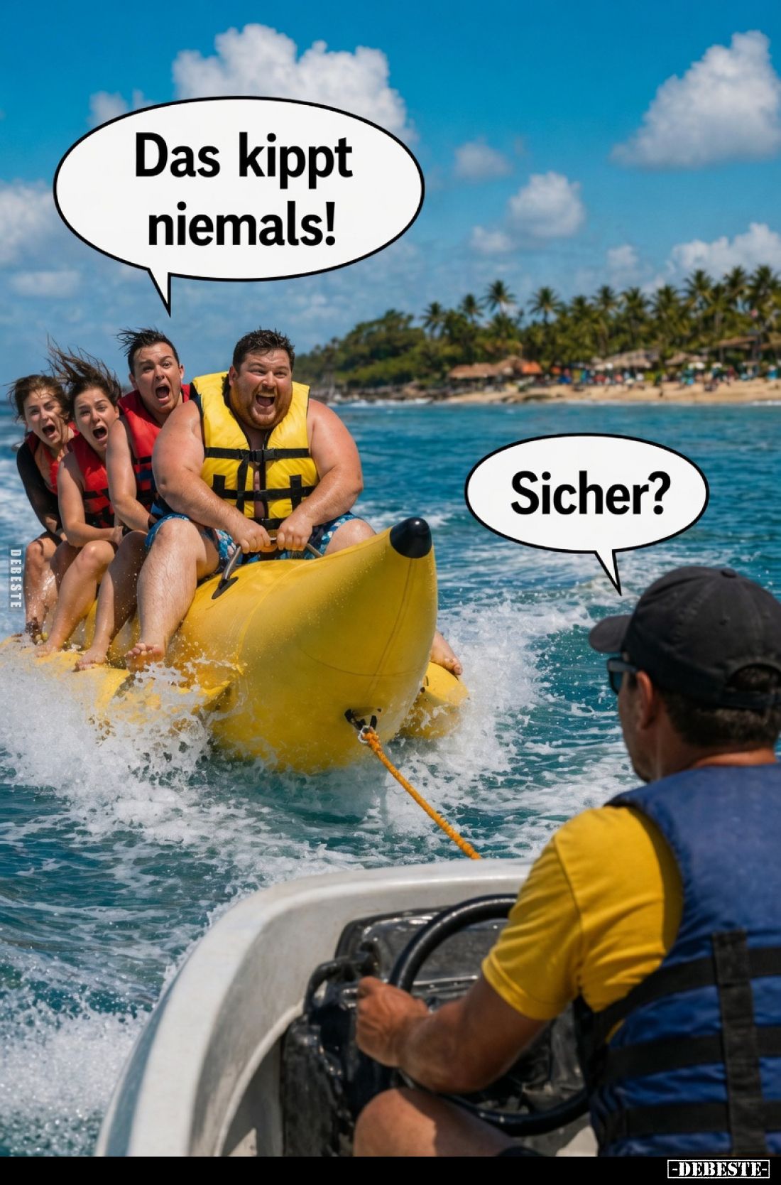Das kippt niemals!
Sicher?