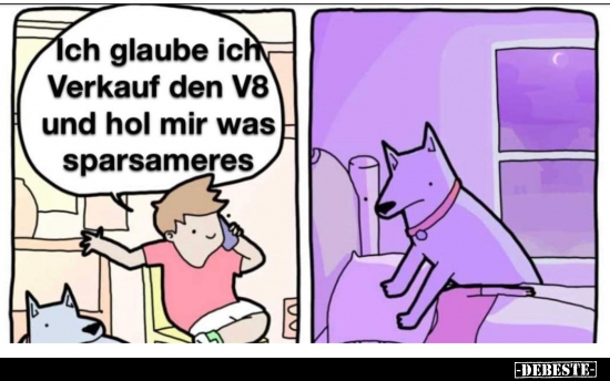 Ich glaube ich Verkauf den V8 und hol mir was sparsameres.