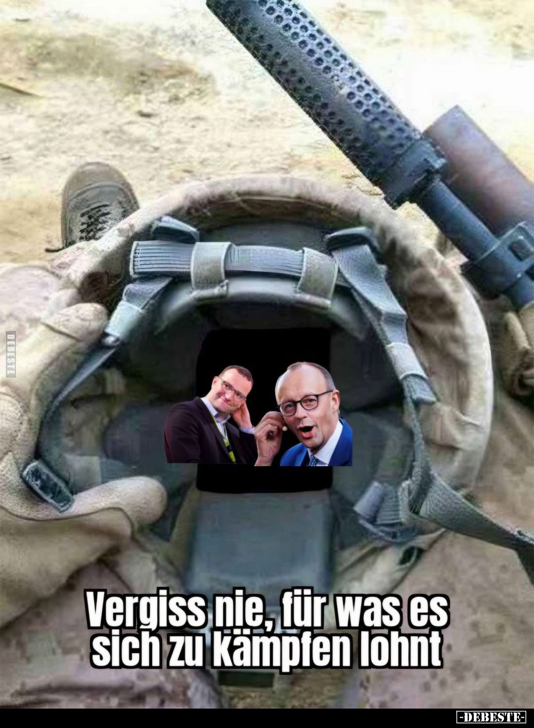 Vergiss nie, für was es sich zu kämpfen lohnt.