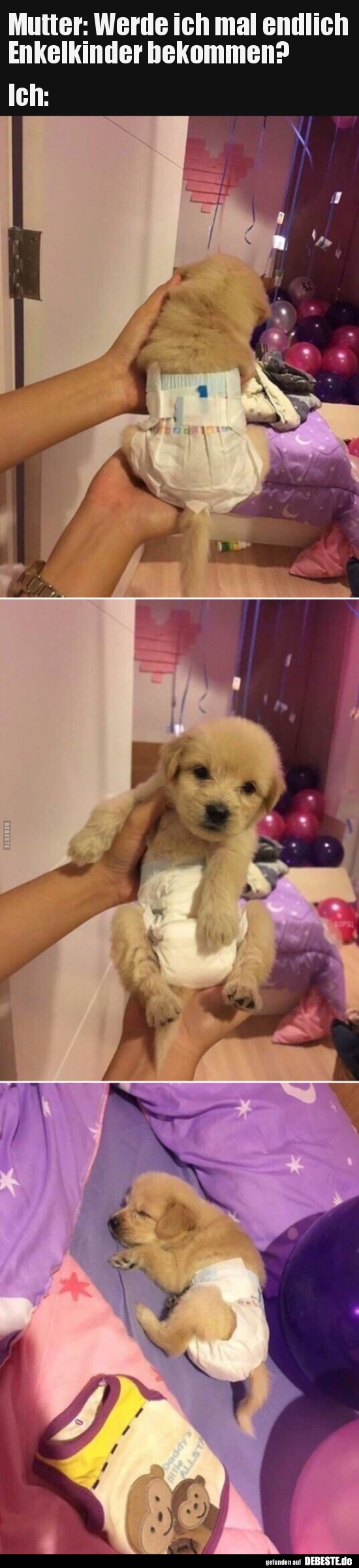 Mutter: Werde ich mal endlich Enkelkinder..