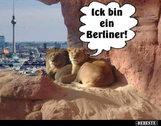 Ich bin ein Berliner!.. - Lustige Bilder | DEBESTE.de