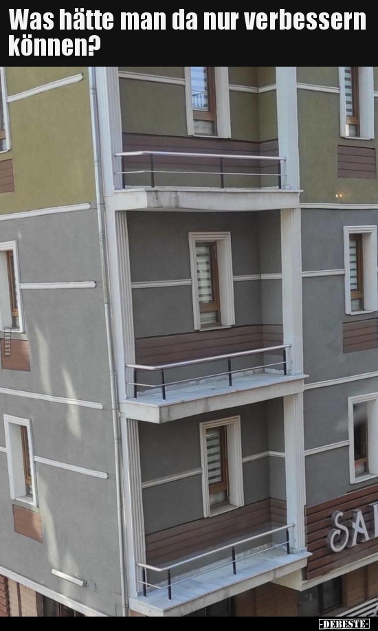 Was hätte man da nur verbessern können?..