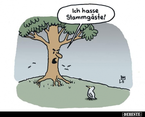 Ich hasse Stammgäste!.. - Lustige Bilder | DEBESTE.de