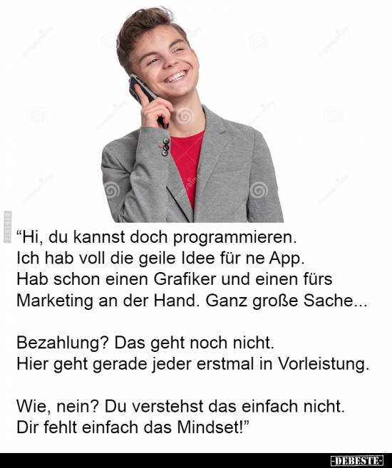 "Hi, du kannst doch programmieren. Ich hab voll die geile.." - Lustige Bilder | DEBESTE.de