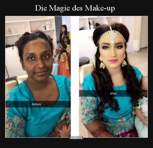 Die Magie des Make-up.. - Lustige Bilder | DEBESTE.de