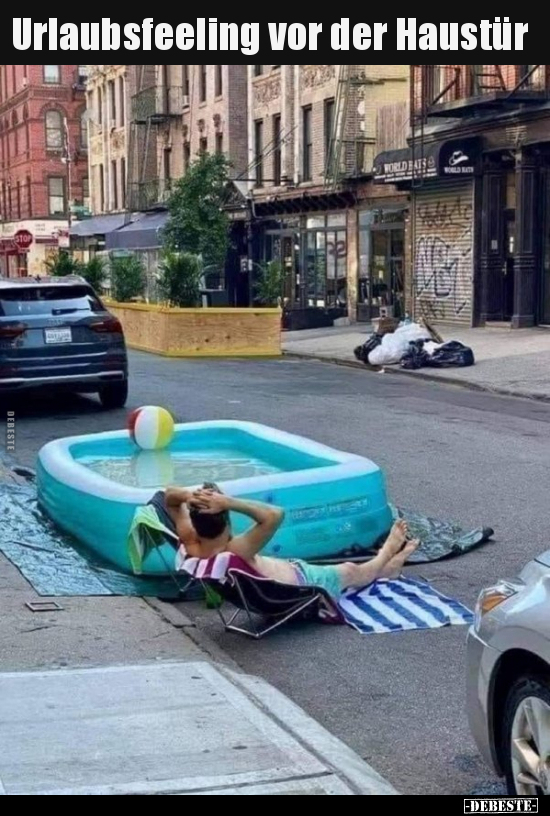 Urlaubsfeeling vor der Haustür..