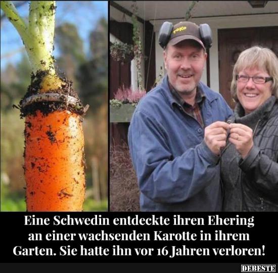 Eine Schwedin entdeckte ihren Ehering.. - Lustige Bilder | DEBESTE.de