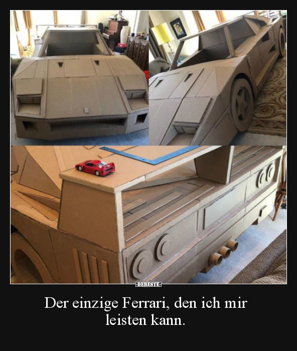 Der einzige Ferrari, den ich mir leisten kann... - Lustige Bilder | DEBESTE.de