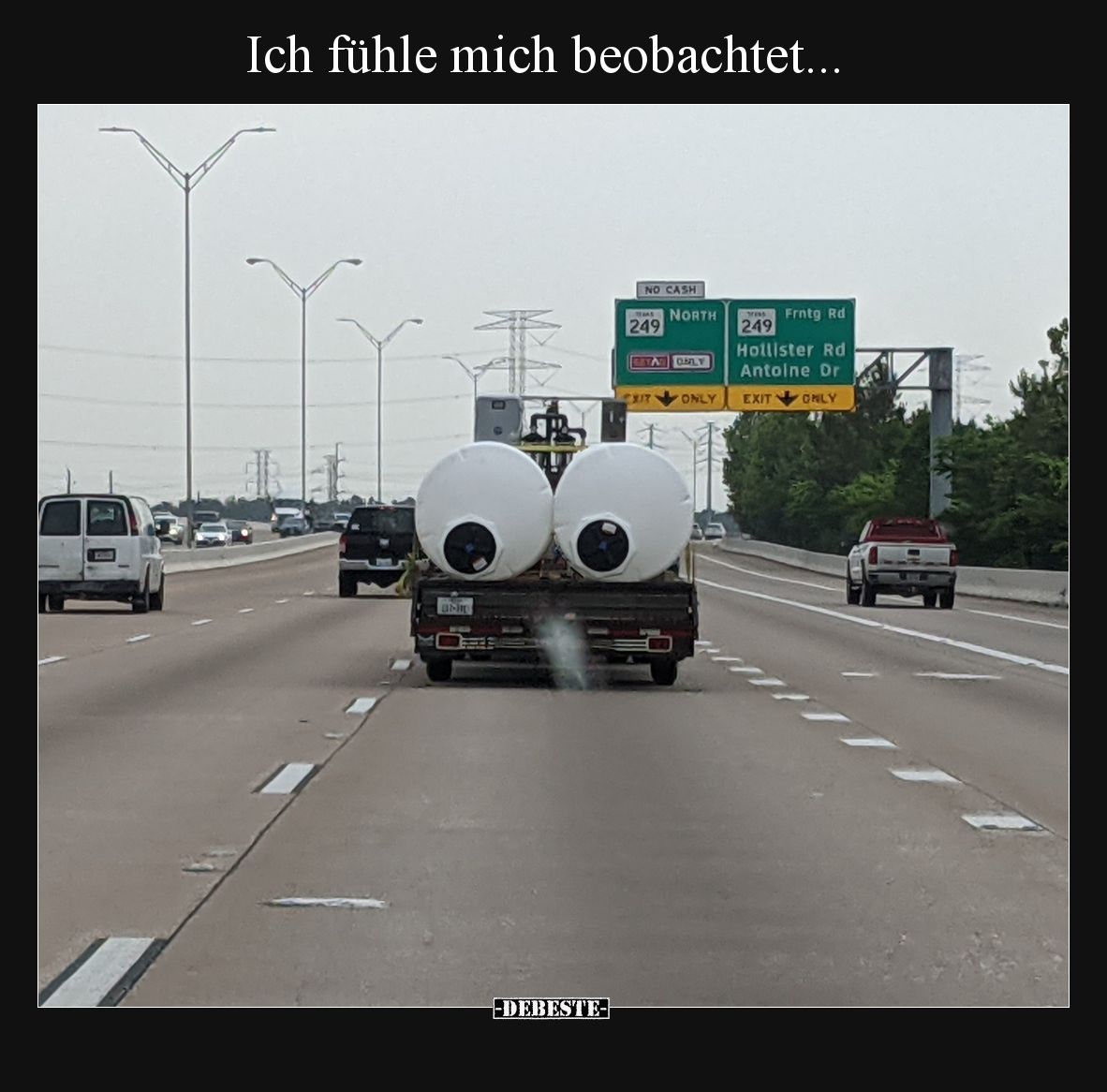 Ich fühle mich beobachtet.