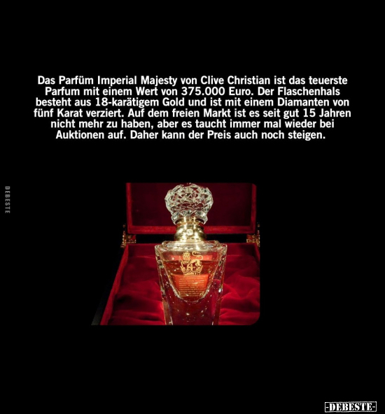 Das Parfüm Imperial Majesty von Clive Christian.. - Lustige Bilder | DEBESTE.de