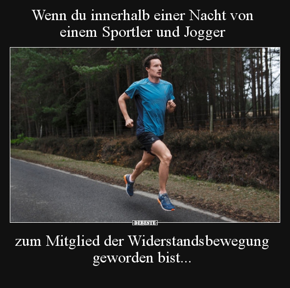 Wenn du innerhalb einer Nacht von einem Sportler und.. - Lustige Bilder | DEBESTE.de