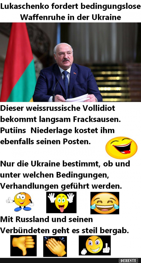 Putin und seine Speichellecker haben panische Angst - Lustige Bilder | DEBESTE.de