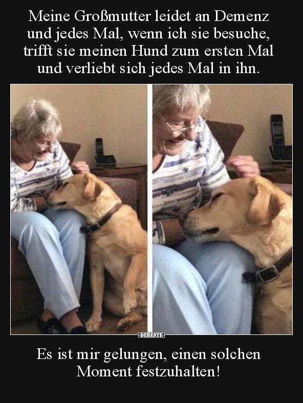 Meine Großmutter leidet an Demenz und jedes Mal, wenn ich.. - Lustige Bilder | DEBESTE.de
