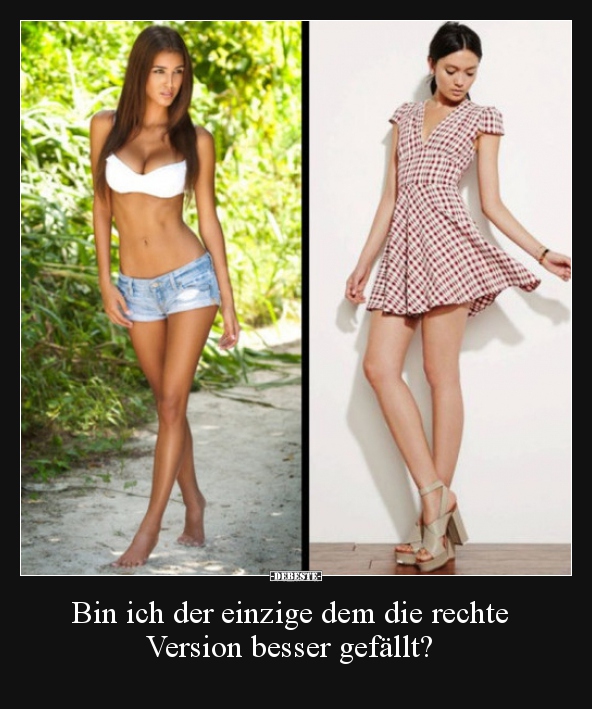 Bin ich der einzige dem die rechte Version besser.. - Lustige Bilder | DEBESTE.de