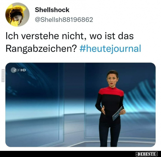 Ich verstehe nicht, wo ist das Rangabzeichen? #heutejournal