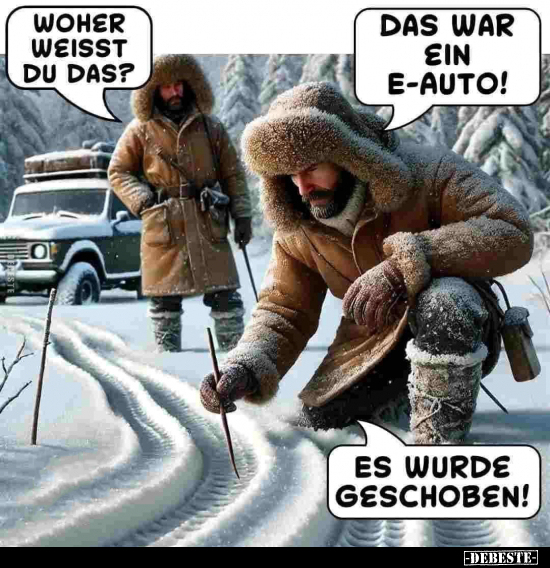 Das war ein E-Auto!.. - Lustige Bilder | DEBESTE.de