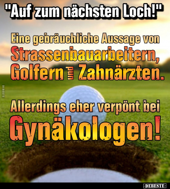 Golf, Danke