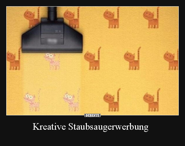 Kreative Staubsaugerwerbung.. - Lustige Bilder | DEBESTE.de