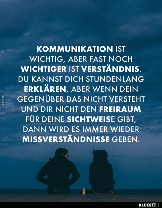 Kommunikation ist wichtig, aber fast noch wichtiger ist.. - Lustige Bilder | DEBESTE.de