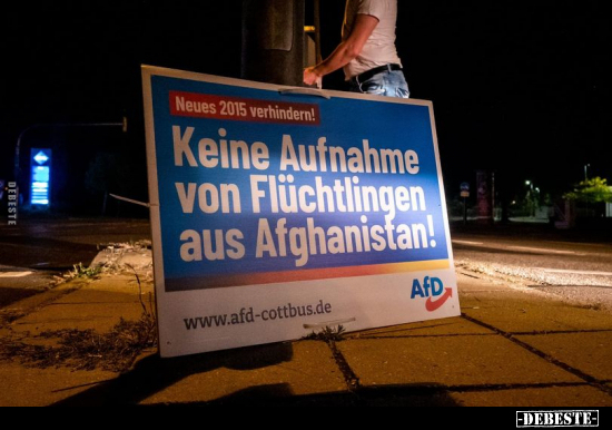 Keine Aufnahme von Flüchtlingen aus Afghanistan!.. - Lustige Bilder | DEBESTE.de