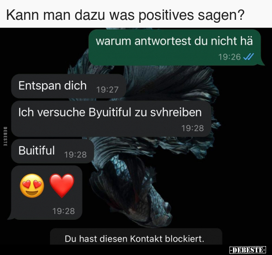 Kann man dazu was positives sagen?.. - Lustige Bilder | DEBESTE.de