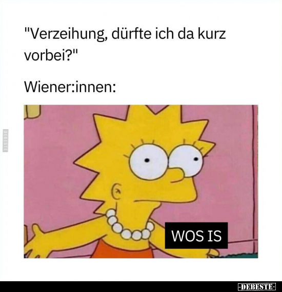 "Verzeihung, dürfte ich da kurz vorbei?".. - Lustige Bilder | DEBESTE.de