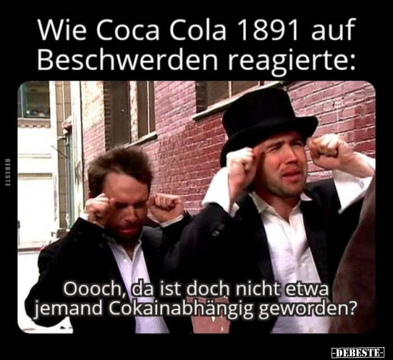 Wie Coca Cola 1891 auf Beschwerden reagierte.. - Lustige Bilder | DEBESTE.de