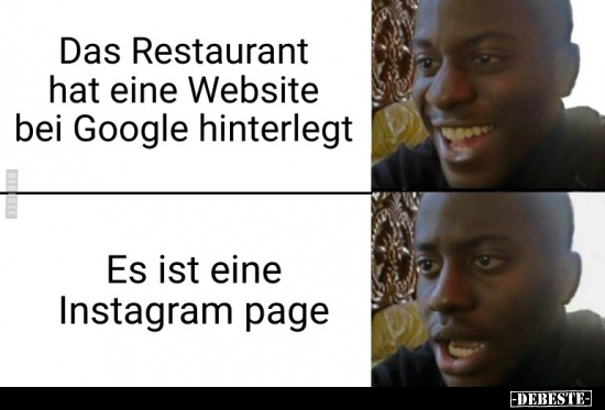 Das Restaurant hat eine Website bei Google hinterlegt.. - Lustige Bilder | DEBESTE.de