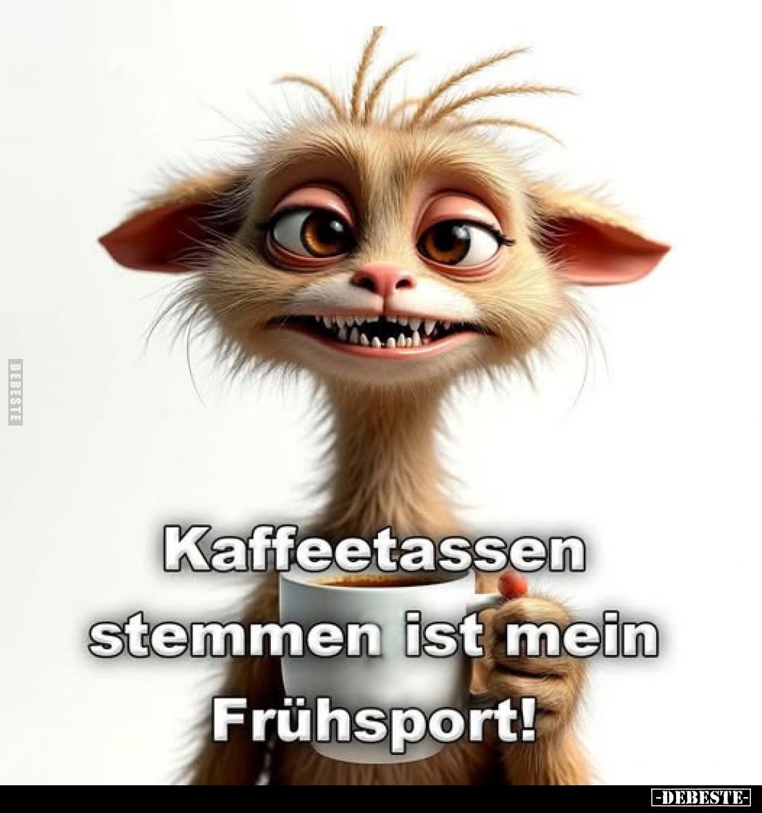 Kaffeetassen stemmen ist mein Frühsport!