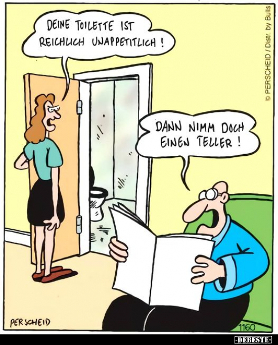 Deine Toilette ist reichlich unappetitlich!.. - Lustige Bilder | DEBESTE.de
