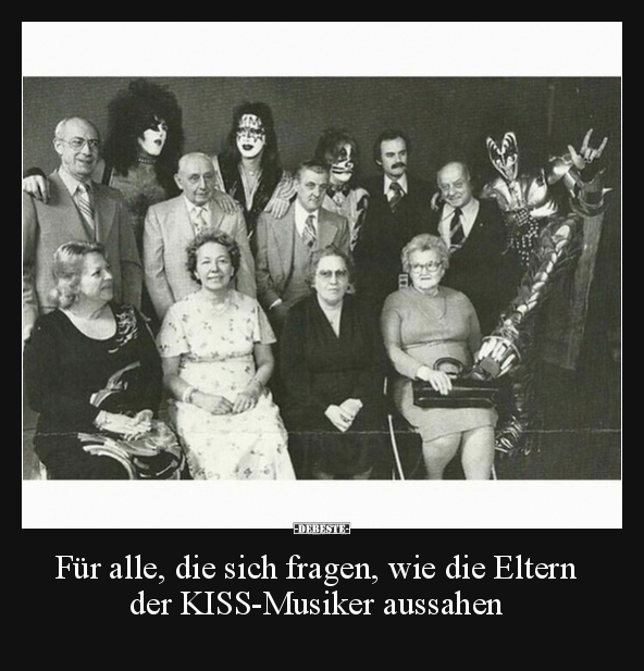 Für alle, die sich fragen, wie die Eltern der KISS-Musiker.. - Lustige Bilder | DEBESTE.de