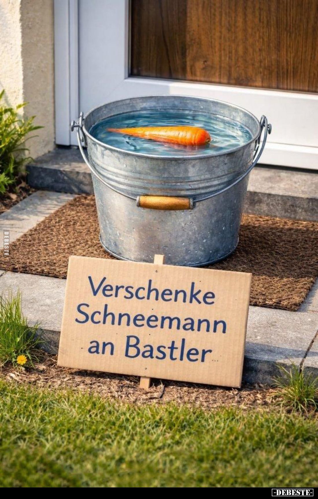 Verschenke Schneemann an Bastler.