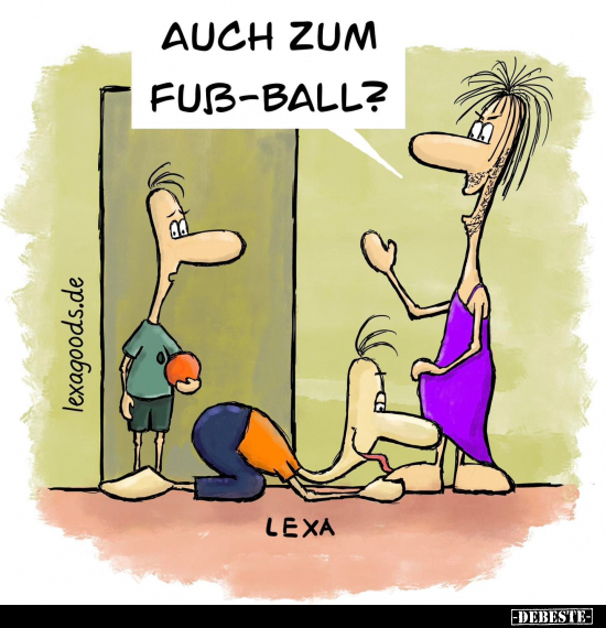 Auch zum Fuß-Ball?.. - Lustige Bilder | DEBESTE.de