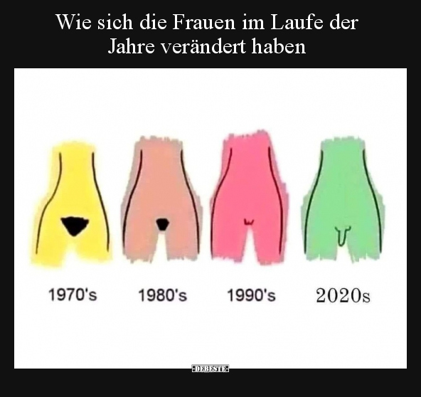 Wie sich die Frauen im Laufe der Jahre verändert haben.. - Lustige Bilder | DEBESTE.de