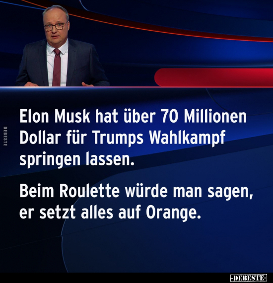 Elon Musk hat über 70 Millionen Dollar.. - Lustige Bilder | DEBESTE.de