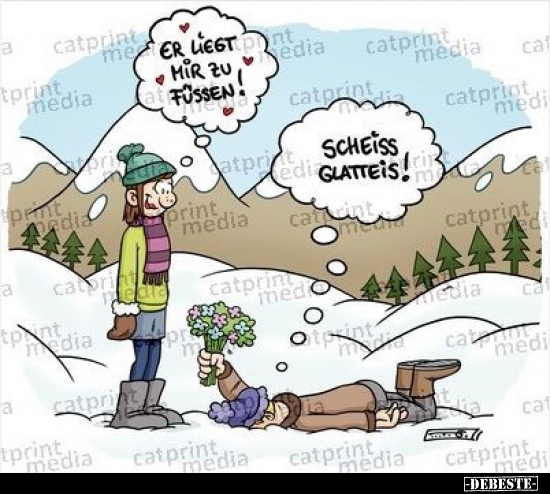 Er liegt mir zu Füssen!