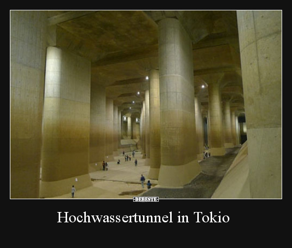 Hochwassertunnel in Tokio.. - Lustige Bilder | DEBESTE.de