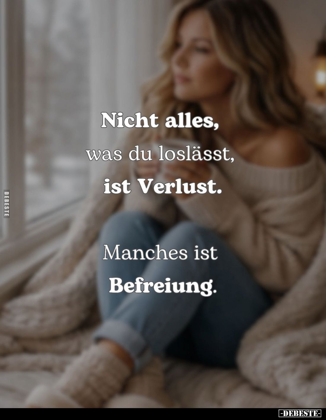 Nicht alles, was du loslässt, ist Verlust.
Manches ist 
Befreiung.
