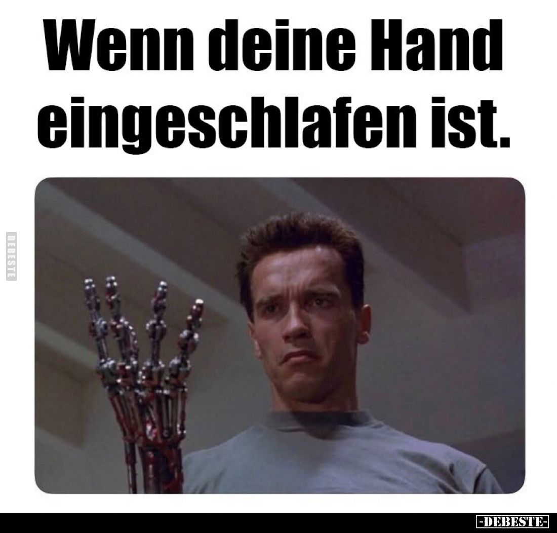 Wenn deine Hand eingeschlafen ist.