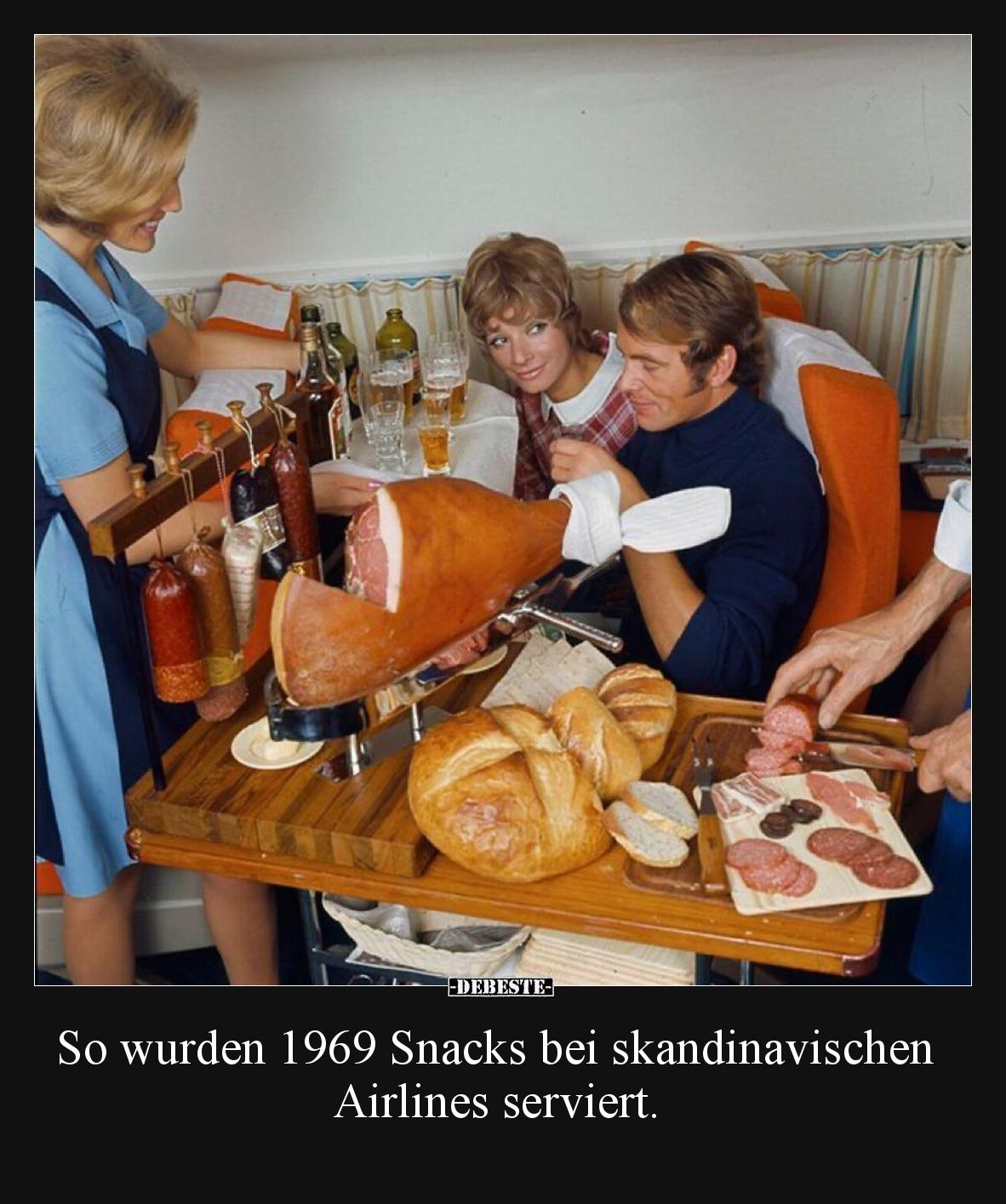 So wurden 1969 Snacks bei skandinavischen Airlines.. - Lustige Bilder | DEBESTE.de