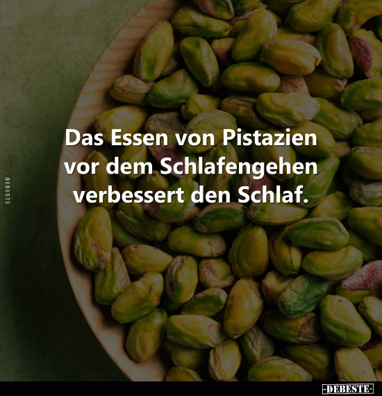 Das Essen von Pistazien vor dem Schlafengehen.. - Lustige Bilder | DEBESTE.de