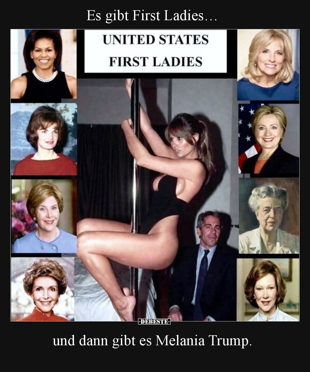 Es gibt First Ladies…

und dann gibt es Melania Trump.