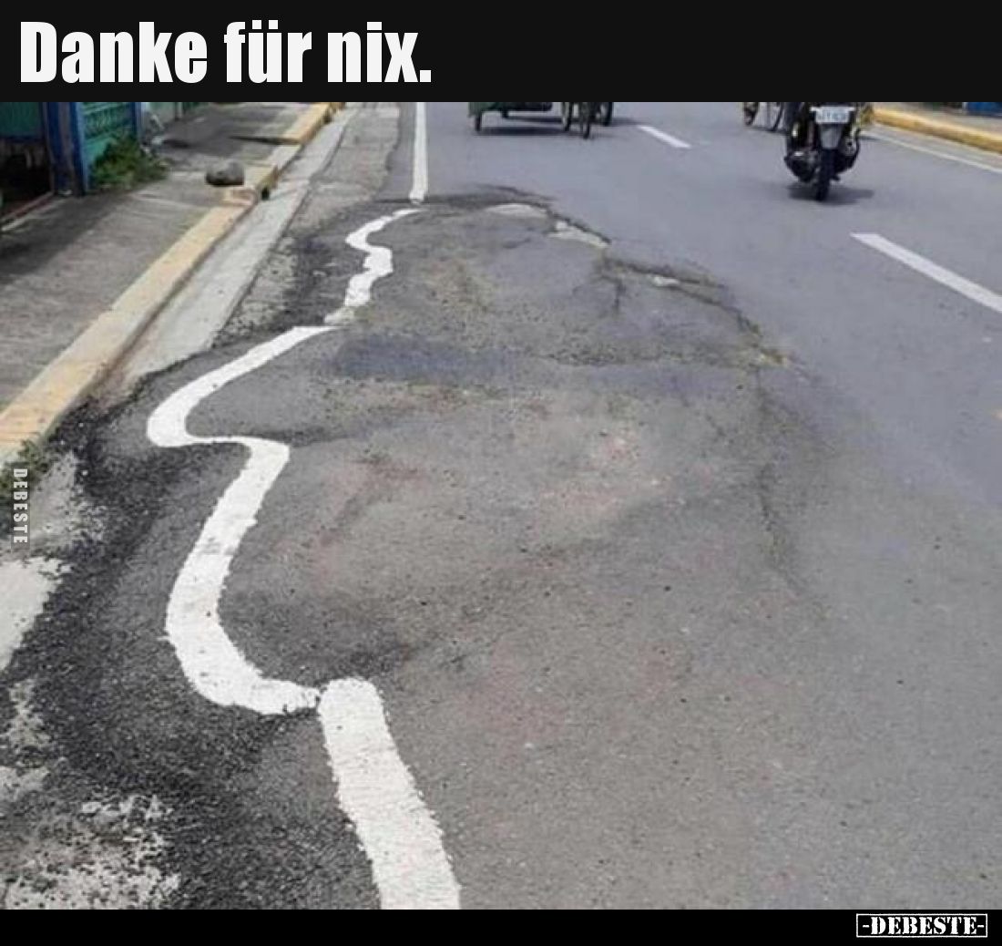Danke für nix...