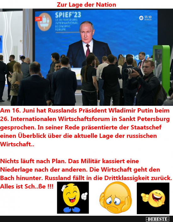 Putin tritt als Märchenerzähler auf - Lustige Bilder | DEBESTE.de