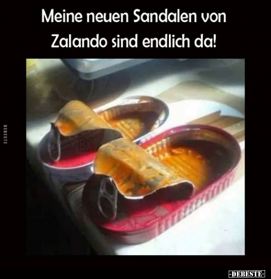 Meine neuen Sandalen von Zalando sind endlich da!.. - Lustige Bilder | DEBESTE.de