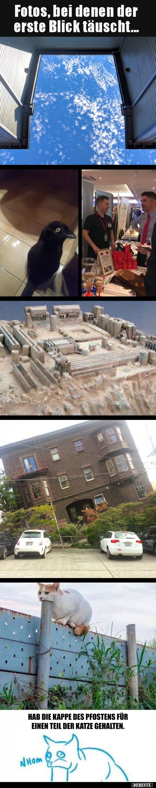 Fotos, bei denen der erste Blick täuscht...