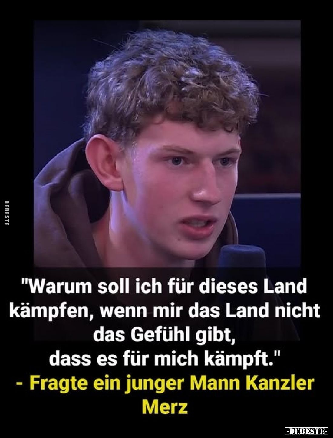 "Warum soll ich für dieses Land kämpfen.." - Lustige Bilder | DEBESTE.de