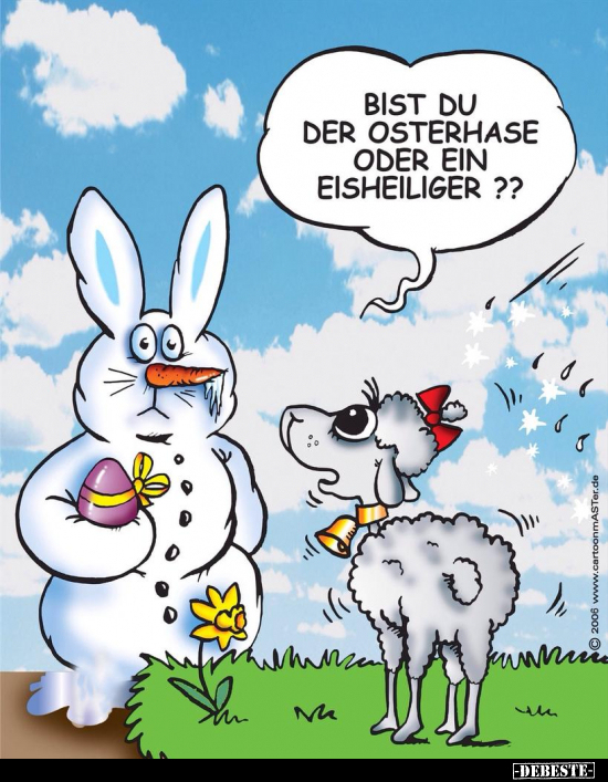 Bist du der Osterhase oder ein Eisheiliger?.. - Lustige Bilder | DEBESTE.de
